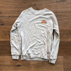 Annie Free Light Blue California Beach Sweatshirt